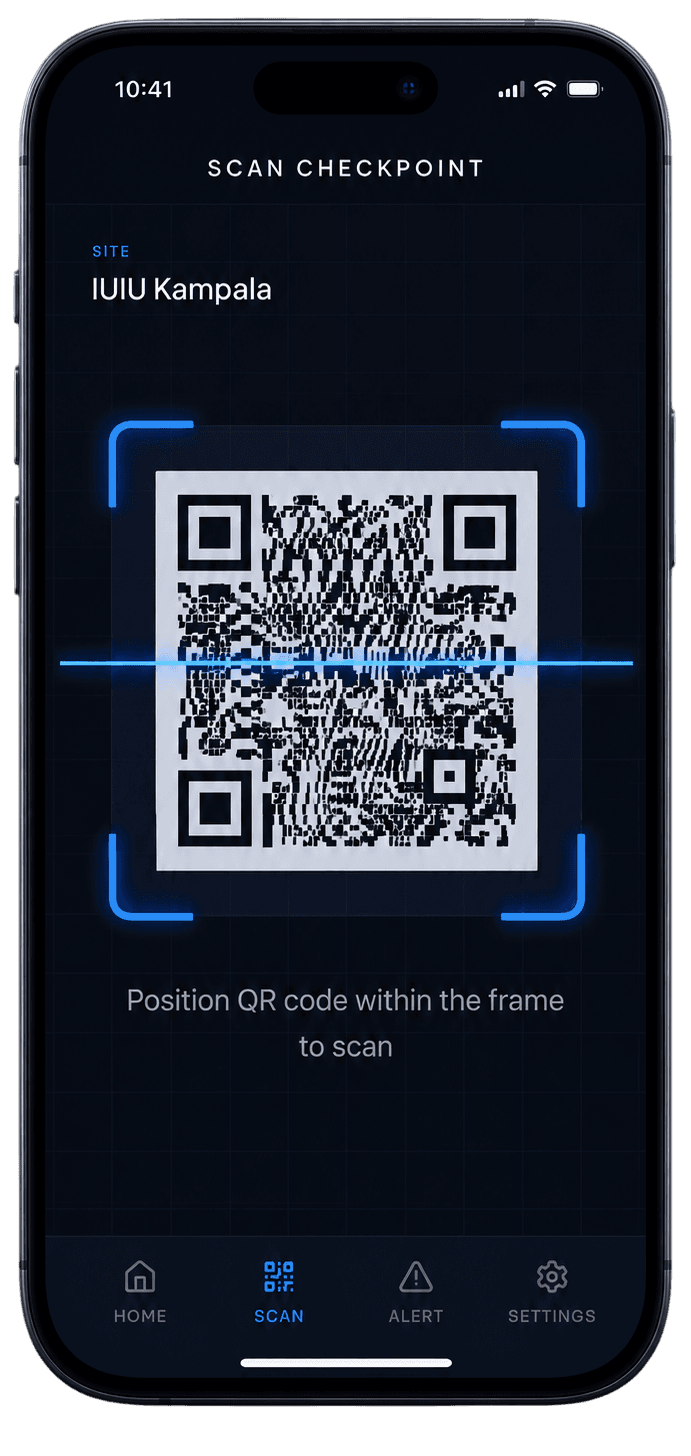 VigilGuard Mobile Application Mockup